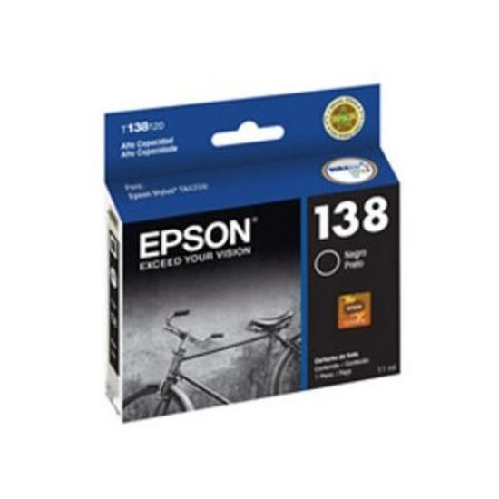 Picture of Epson Cartridge T138120-Al 138 Black Lat