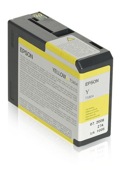 Picture of Epson Cartridge T580400 80Ml Yellow Ink 