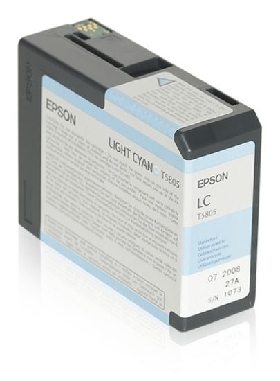 Picture of Epson Cartridge T580500 80Ml Lt. Cyan In