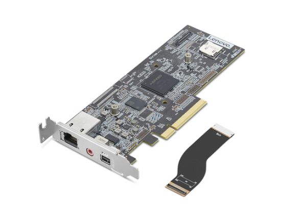 Picture of Lenovo 4XH1Q40654 interface cards/adapter Internal Mini DisplayPort, RJ-45