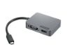 Picture of Lenovo 4X91A30366 laptop dock/port replicator Wired USB 2.0 Type-C Grey