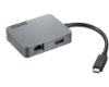 Picture of Lenovo 4X91A30366 laptop dock/port replicator Wired USB 2.0 Type-C Grey