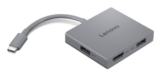 Picture of Lenovo GX91R64790 laptop dock/port replicator Wired USB 3.2 Gen 1 (3.1 Gen 1) Type-C Grey